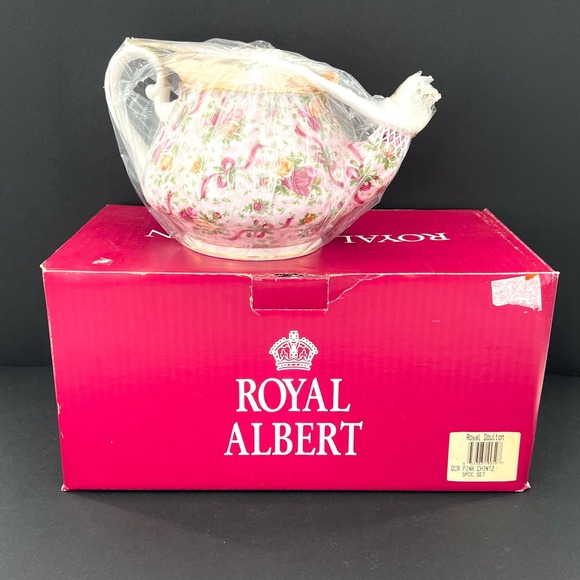 Royal Albert Old Country Roses Chintz Collection Tea set 1999 England - Picture 11 of 13